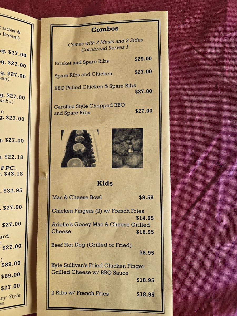 Menu Big Daddy's Home Plate Bbq-5